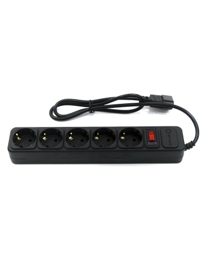 SP5B-110U. Сетевой фильтр 5 розеток, 1м, черный. 5bites в Щелково