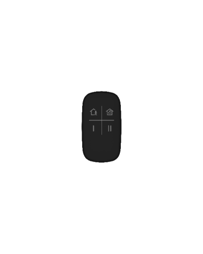 DS-PKF1-WE (цв. черный). Брелок 4-х кнопочный с обратной связью. AX PRO Hikvision в Щелково