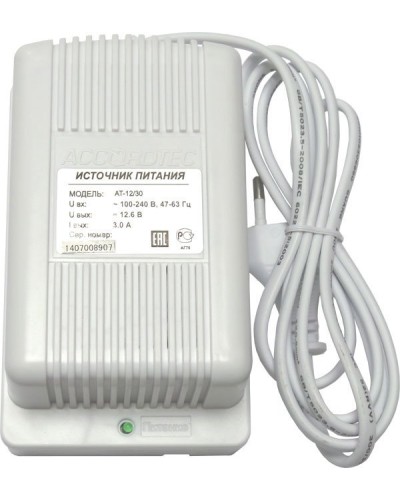 AT-12/30 (белый). Источник стабилизированного питания. AccordTec в Щелково