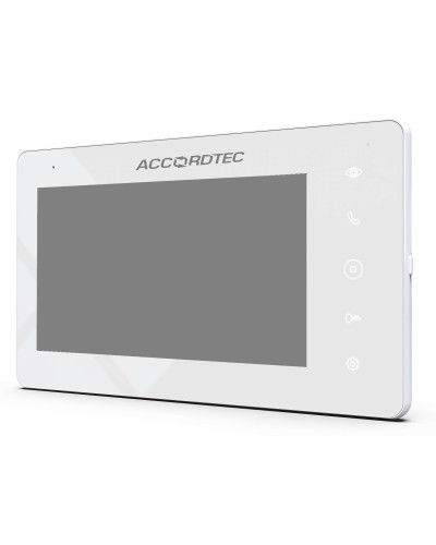 AT-VD710W WH. Монитор домофона цветной с функцией «свободные руки». AccordTec в Щелково