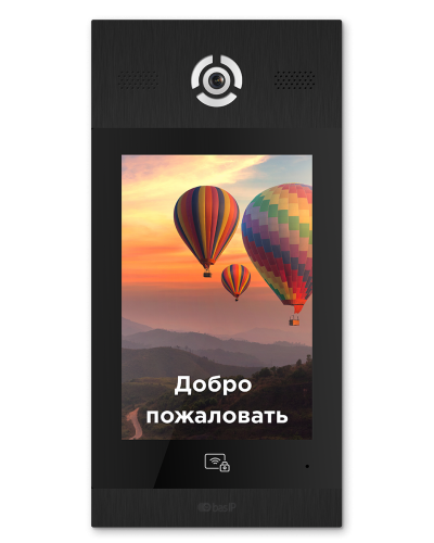 AA-14FB BLACK. Вызывная панель подъездного IP-домофона. BAS-IP в Щелково