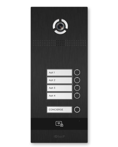 BI-04FB BLACK. Вызывная панель IP-домофона. BAS-IP в Щелково