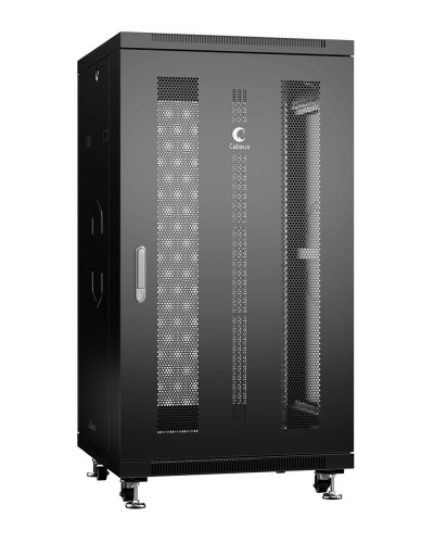 ND-05C-22U60/80-BK (8563c). Шкаф телекоммуникационный 19 напольный 22U. CABEUS в Щелково