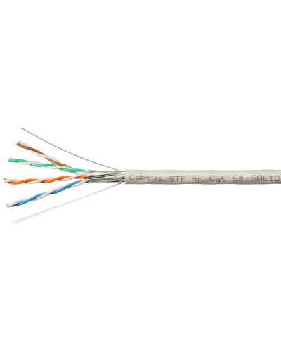 STP-4P-Cat.6a-SOLID-IN-PVC (7196c). Кабель «витая пара» (LAN) для структурированных систем связи. CABEUS в Щелково