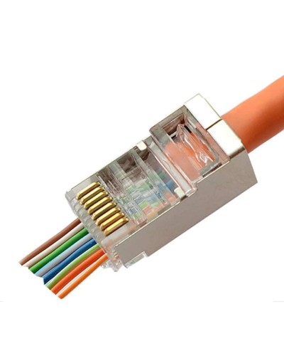 8P8C-SH-FC (100 шт) (10796c). Разъем RJ-45. CABEUS в Щелково