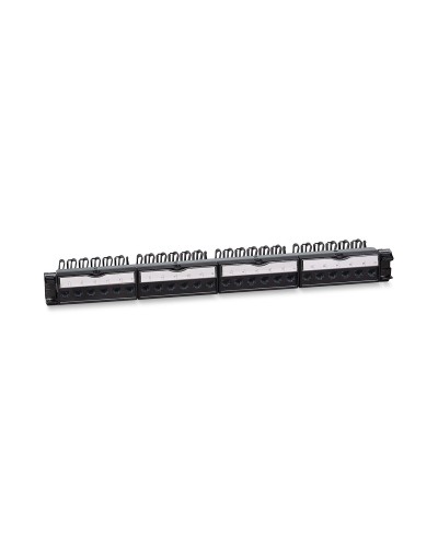 PL-24-KJ-RJ45-Cat.6a-180T (11832c): Патч-панель 19" (1U), 24 порта RJ-45, категория 6a, с задним кабельным организатором в Щелково