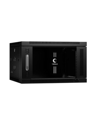 SH-05F-6U60/60-BK (8587c). Шкаф телекоммуникационный 19 настенный 6U. CABEUS в Щелково