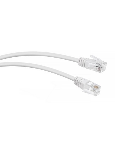 PC-TEL-RJ12-10m (7892c), белый. Патч-корд медный. CABEUS в Щелково