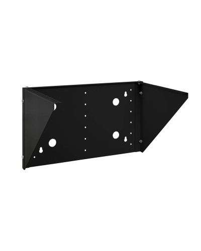 NC-6U-V-BK (12027c). Кронштейн настенный вертикальный 19 6U, цвет черный. CABEUS в Щелково