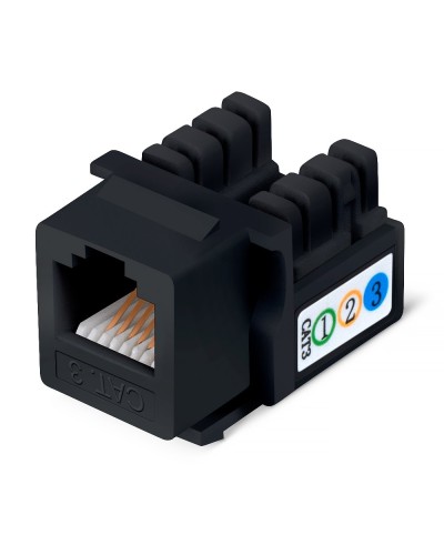 KJ-RJ12-90-BK (9481c): Вставка Keystone Jack в Щелково