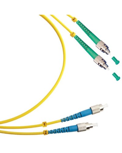 FOP(d)-9-FC/APC-FC/UPC-3m (8104c). Патч-корд оптический. CABEUS в Щелково
