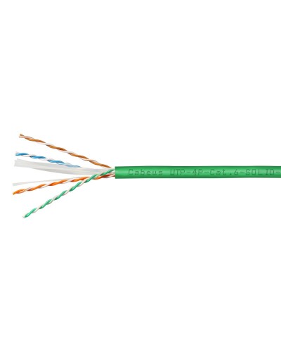 UTP-4P-Cat.6-SOLID-LSLTx-GN (11139c). Кабель «витая пара» (LAN) для структурированных систем связи. CABEUS в Щелково