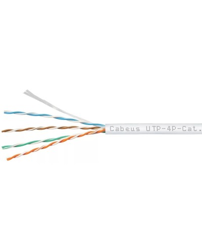 UTP-4P-Cat.5e-SOLID-LSZH-GY (9776c). Кабель «витая пара» (LAN) для структурированных систем связи. CABEUS в Щелково