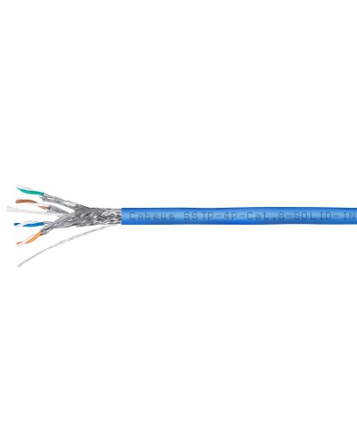 SSTP-4P-Cat.8-SOLID-IN-LSZH-BL-100 (7750c-1). Кабель «витая пара» (LAN) для структурированных систем связи. CABEUS в Щелково