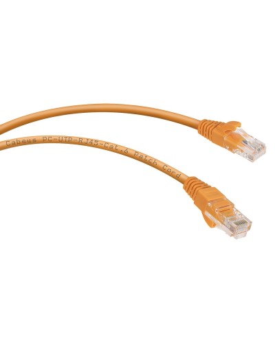 PC-UTP-RJ45-Cat.6-0.5m-OR (8697c), оранжевый. Патч-корд медный. CABEUS в Щелково