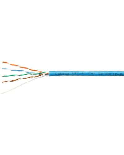 UTP-4P-Cat.5e-SOLID-BL-100 (7248c-5). Кабель «витая пара» (LAN) для структурированных систем связи. CABEUS в Щелково
