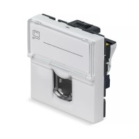 KJ-RJ45-Cat.6a-180T-FP-L-45 (11845c): Вставка Keystone Jack RJ-45