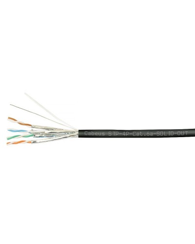 STP-4P-Cat.6a-SOLID-OUT-LSZH-UV (7198c). Кабель «витая пара» (LAN) для структурированных систем связи. CABEUS в Щелково