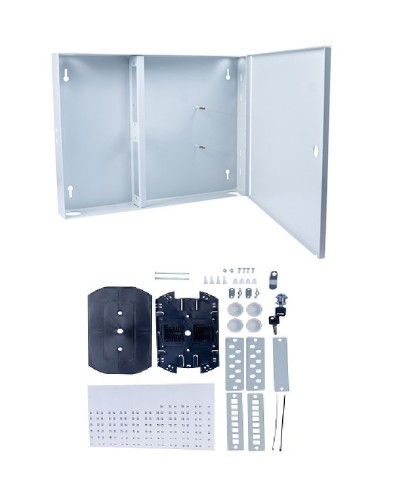 FO-WL-16-SC/2LC/FC/ST-FP-K (12302c). Бокс оптический настенный. CABEUS в Щелково