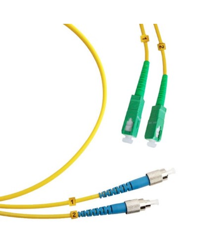 FOP(d)-9-SC/APC-FC/UPC-2m (8123c). Патч-корд оптический. CABEUS в Щелково