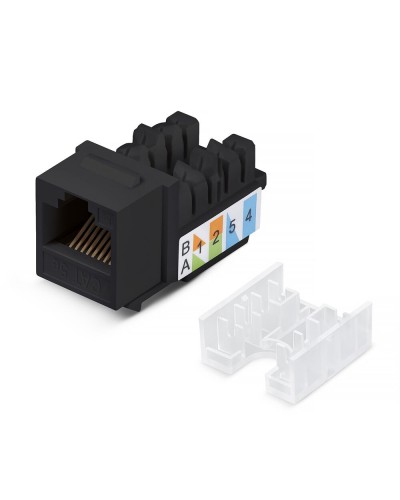 KJ-RJ45-Cat.5e-90-SW-BK (10101c): Вставка Keystone Jack RJ-47 в Щелково