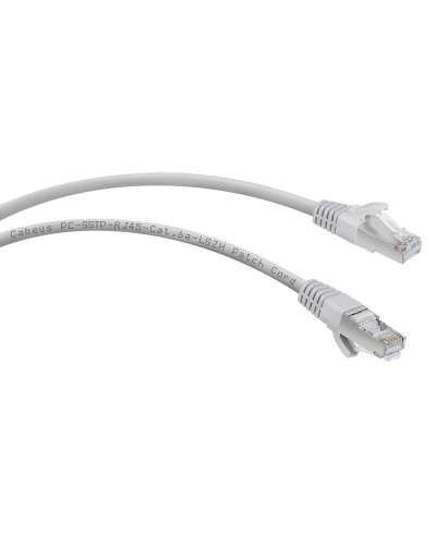 PC-SSTP-RJ45-Cat.6a-1.5m-LSZH (7902c), серый. Патч-корд медный. CABEUS в Щелково