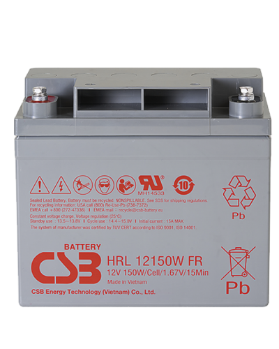 CSB HRL 12150W FR. Аккумулятор герметичный свинцово-кислотный. CSB в Щелково