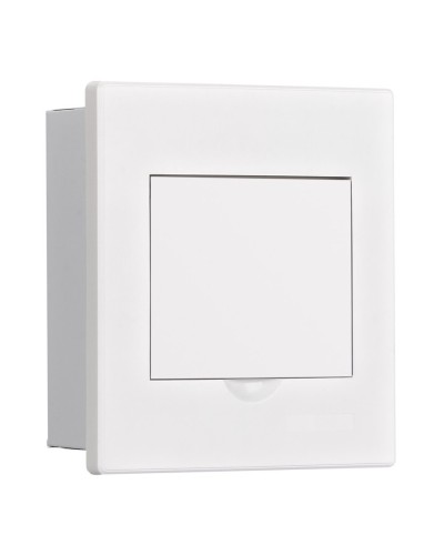Корпус ЩРВ-М 4 модуля IP41 встраиваемый белая дверь (31100DEK). Корпус пластиковый. DEKraft в Щелково
