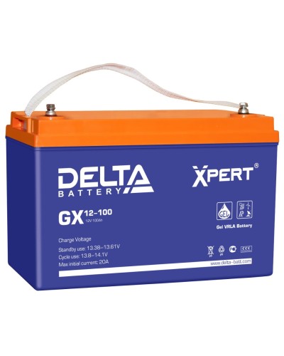 Delta GX 12-100. Аккумулятор герметичный свинцово-кислотный. Delta в Щелково