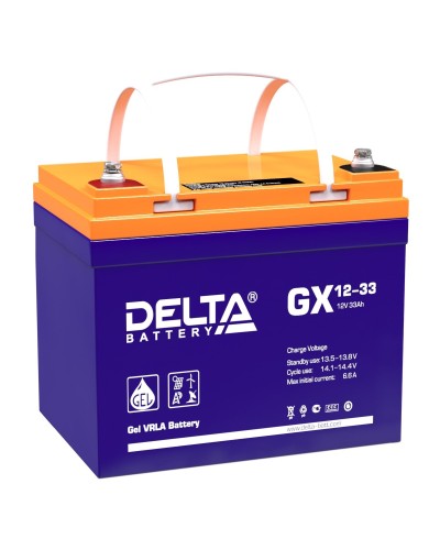 Delta GX 12-33. Аккумулятор герметичный свинцово-кислотный. Delta в Щелково