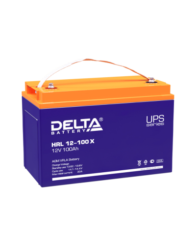 Delta HRL 12-100 X. Аккумулятор герметичный свинцово-кислотный. Delta в Щелково