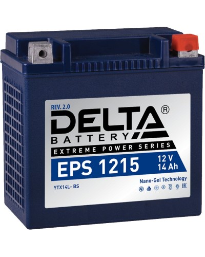 Delta EPS 1215. Аккумулятор герметичный свинцово-кислотный стартерный. Delta в Щелково