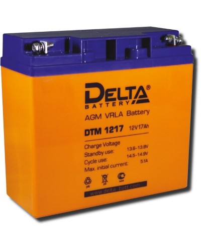 Delta DTM 1217. Аккумулятор герметичный свинцово-кислотный. Delta в Щелково