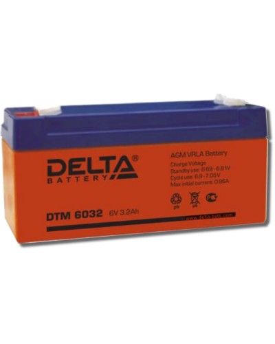 Delta DTM 6032. Аккумулятор герметичный свинцово-кислотный. Delta в Щелково