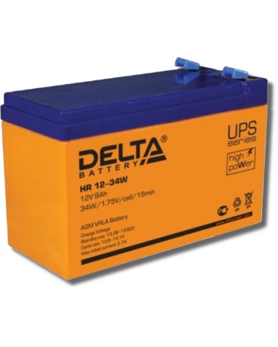 Delta HR 12-34 W. Аккумулятор герметичный свинцово-кислотный. Delta в Щелково