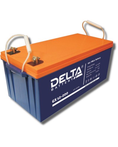 Delta GX 12-200. Аккумулятор герметичный свинцово-кислотный. Delta в Щелково