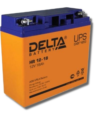 Delta HR 12-18. Аккумулятор герметичный свинцово-кислотный. Delta в Щелково