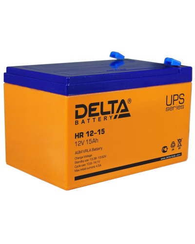 Delta HR 12-15. Аккумулятор герметичный свинцово-кислотный. Delta в Щелково