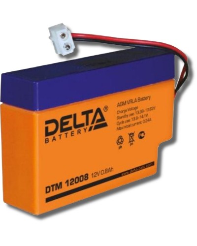 Delta DTM 12008. Аккумулятор герметичный свинцово-кислотный. Delta в Щелково