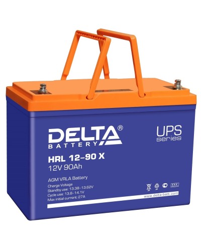 Delta HRL 12-90 X. Аккумулятор герметичный свинцово-кислотный. Delta в Щелково