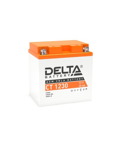 Delta CT 1230. Аккумулятор герметичный свинцово-кислотный стартерный. Delta в Щелково