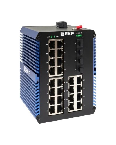 TSX-U-4GX/SFP-24GTP. Промышленный неуправляемый коммутатор. EKF в Щелково