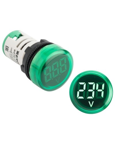 ED16-22VD (ed16-22vd-g). Индикатор значения напряжения зеленый. EKF в Щелково