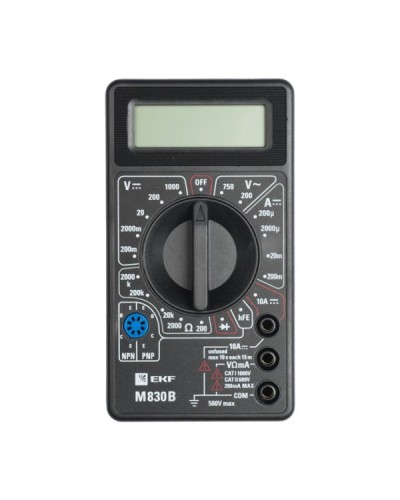 Мультиметр цифровой M830B Master (In-180701-bm830B). Мультиметр цифровой. EKF в Щелково