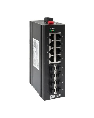 TSX-U-8GX/SFP-8GT. Промышленный неуправляемый коммутатор. EKF в Щелково