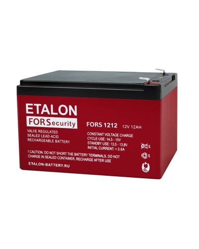 ETALON FORS 1212. Аккумулятор герметичный свинцово-кислотный. ETALON в Щелково