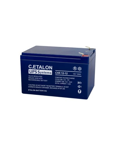 C.ETALON CHR 12-12. Аккумулятор герметичный свинцово-кислотный. ETALON в Щелково