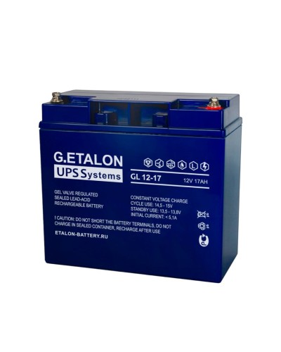 G.ETALON GL 12-17. Аккумулятор герметичный свинцово-кислотный. ETALON в Щелково