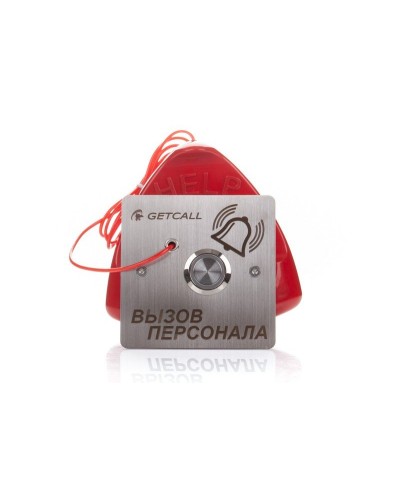 GC-0423B1. Проводная влагозащищенная кнопка вызова со шнуром. GETCALL в Щелково