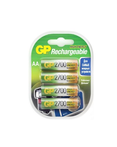 GP 270AAHC AA (GP 270AAHC-2DECRC4), упак. 4 шт.. Перезаряжаемые аккумуляторы. GP Batteries в Щелково